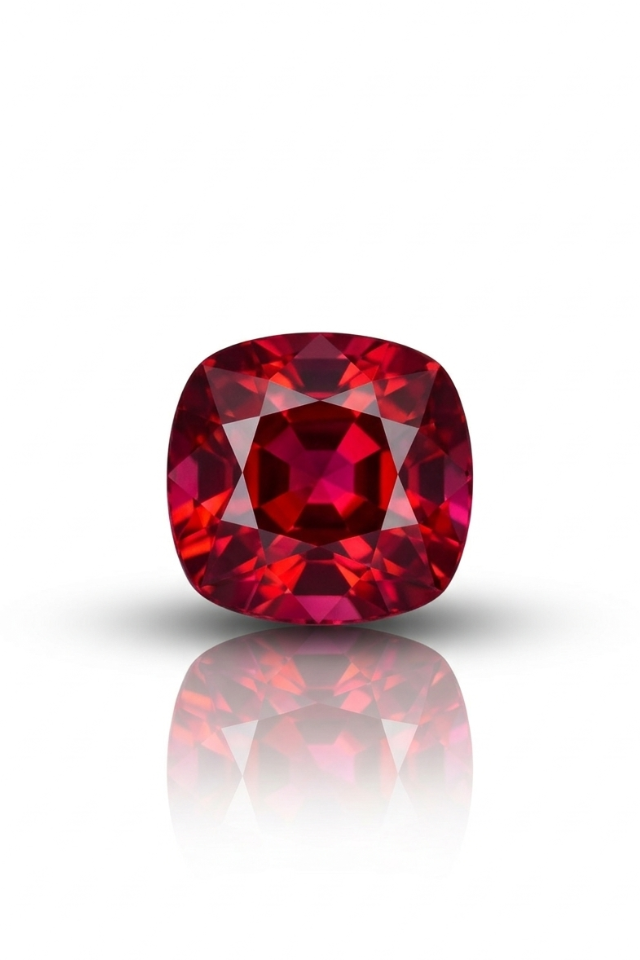 Exquisite Cushion-Cut Rhodolite Garnet | 6.05 ct