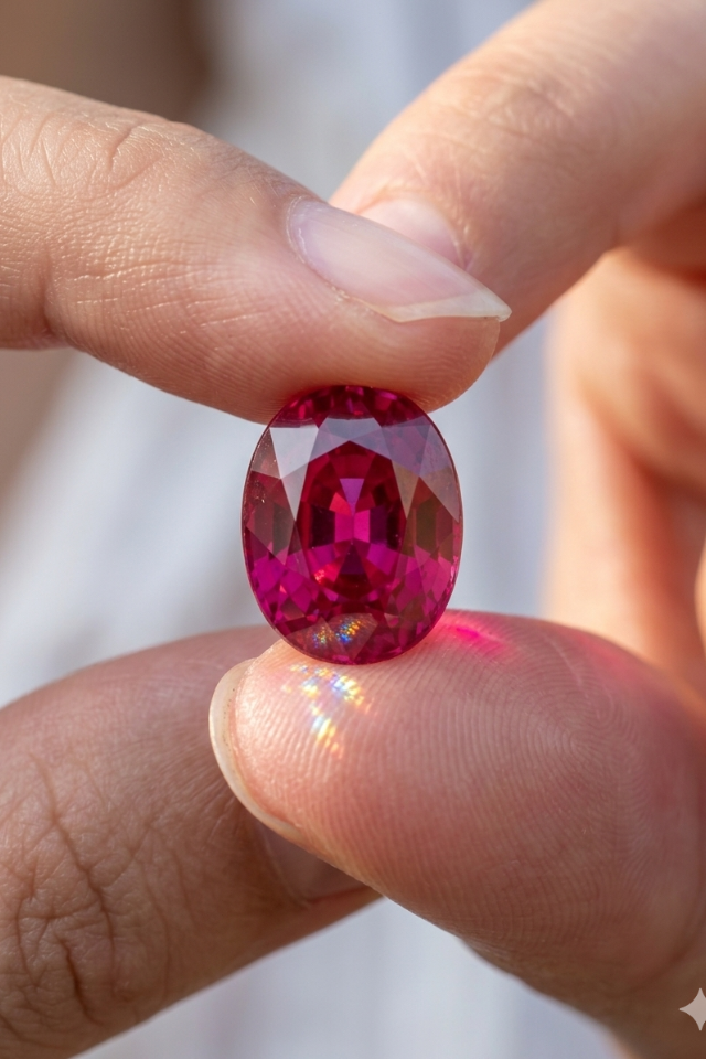 Exquisite Oval-Cut Rhodolite Garnet | 3.25 ct - Image 2