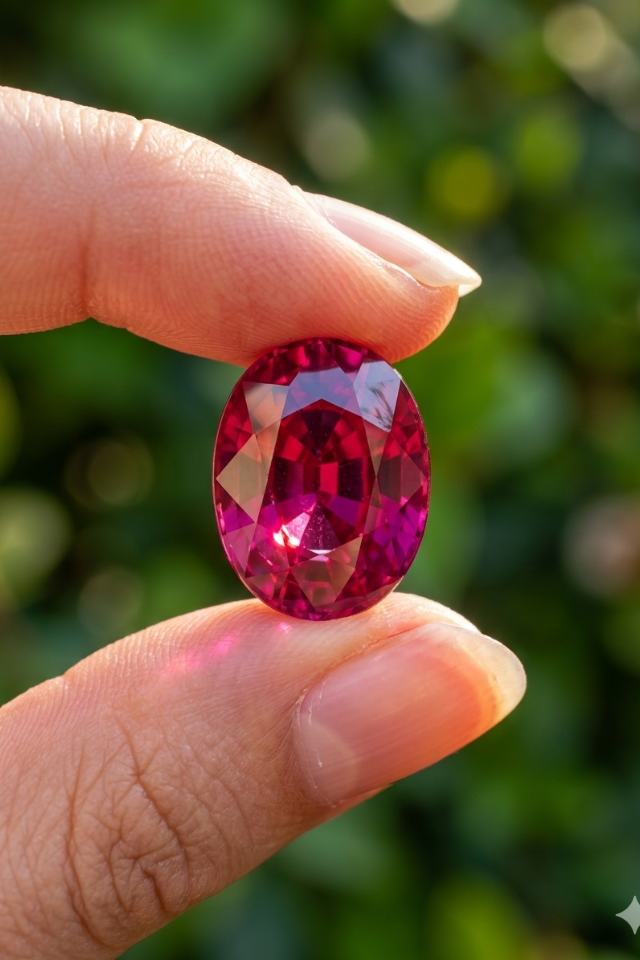 Exquisite Oval-Cut Rhodolite Garnet | 3.25 ct - Image 4
