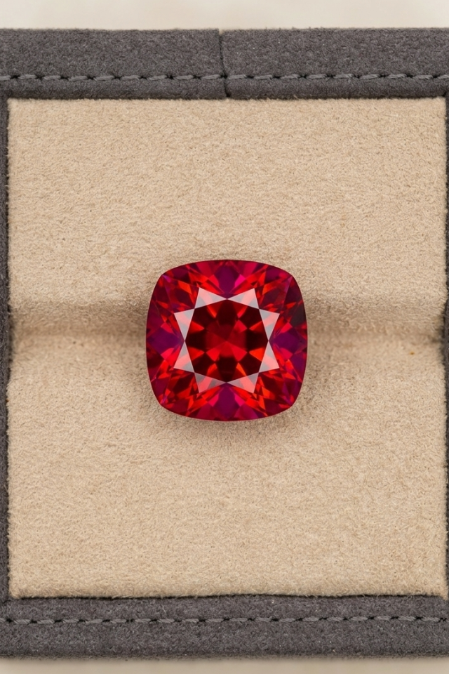 Exquisite Cushion-Cut Rhodolite Garnet | 6.05 ct - Image 4