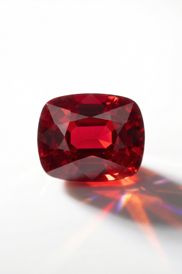 Exquisite Radiant-Cut Rhodolite Garnet 5.55 ct