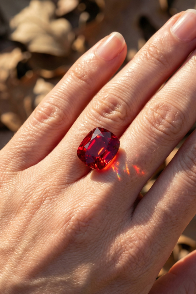 Exquisite Radiant-Cut Rhodolite Garnet 5.55 ct